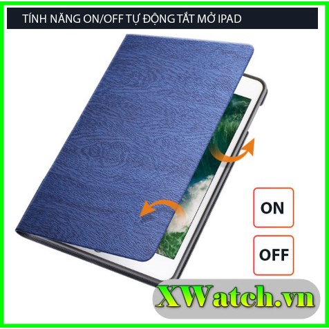 Bao da iPad 2-3-4 / air 1- 2 / Mini 1- 2- 3 - 4 - 5/ ipad new 2017-2018 / Air 3 / 10.5 10.2 2019 họa tiết Vân Gỗ