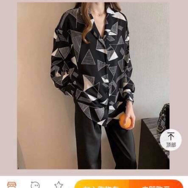 Sơ mi hoạ tiết
