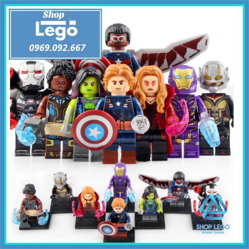 Xếp hình The Avengers Endgame Siêu anh hùng Marvel giá rẻ Lego Minifigures Xinh X0263