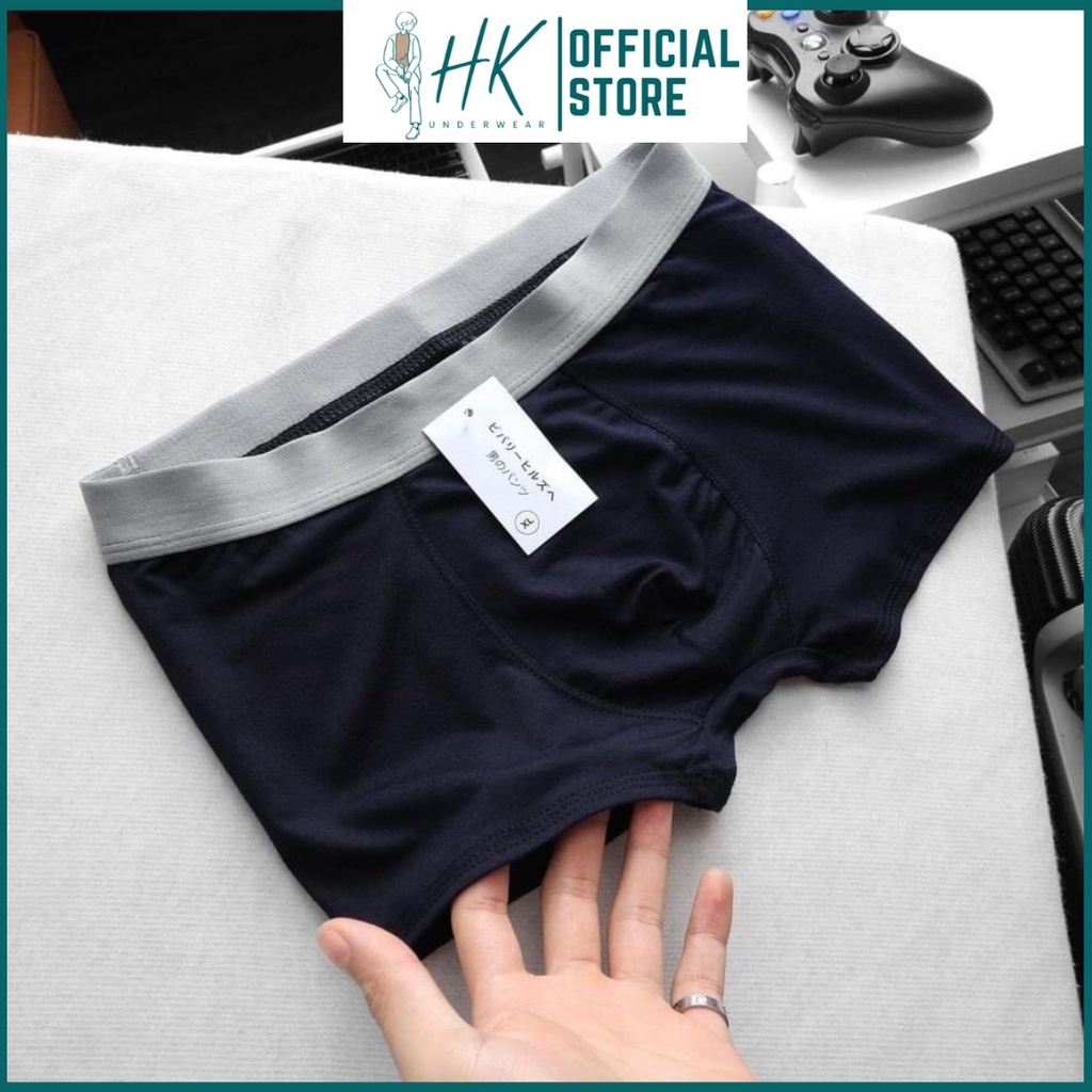 Quần Xì Nam Boxer Thun Lạnh Co Dãn, Quần Chíp Nam Boxer Cao Cấp Kháng Khuẩn CT .