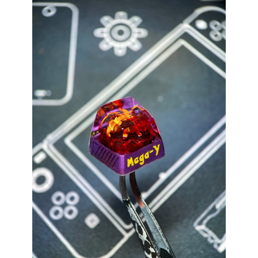 Keycap resin pokemon - nút bàn phím cơ - artisan
