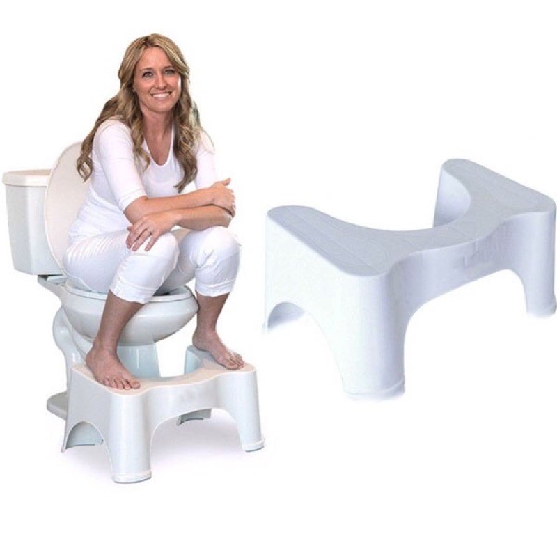 Ghế kê chân toilet chống táo bón, giúp đi vệ sinh đúng cách bảo vệ sức khỏe