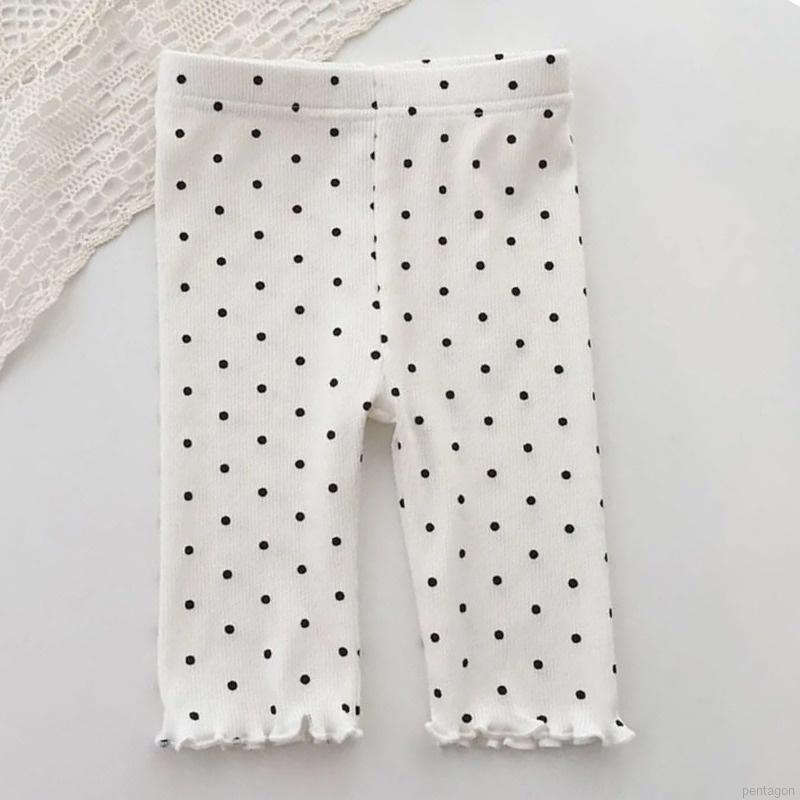 Bộ Đồ Ngủ Ngắn Tay Họa Tiết Chấm Bi Thời Trang Mùa Hè Cho Bé Gái