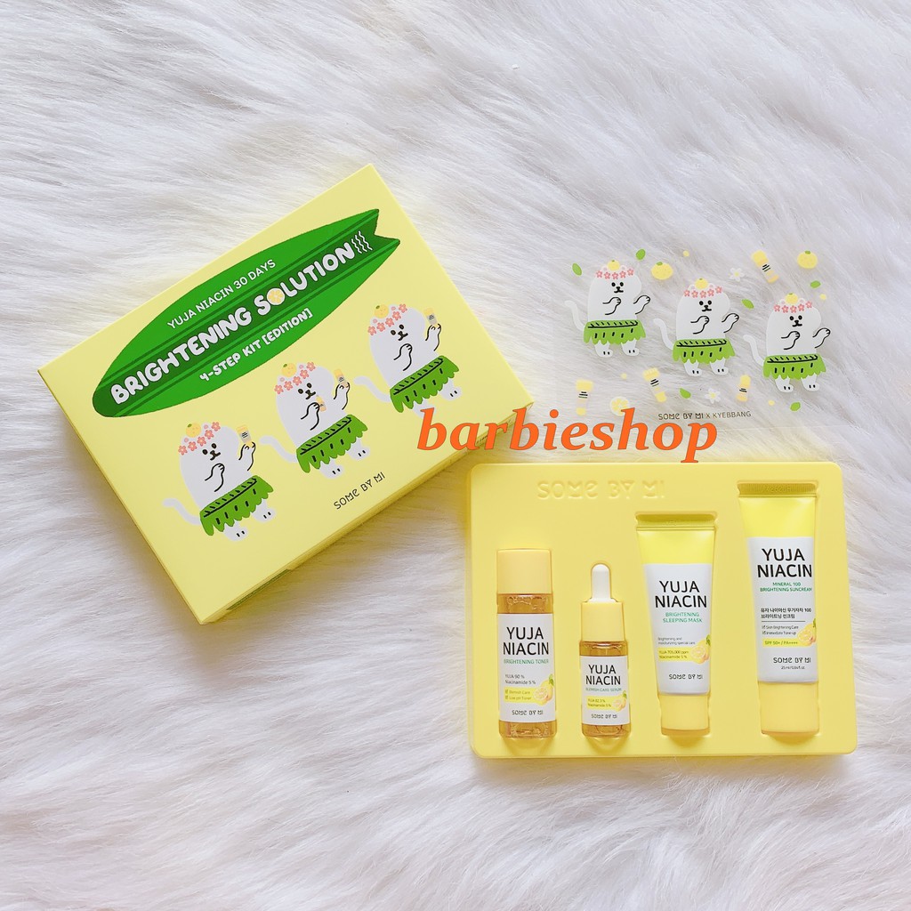 Set Dưỡng Da Some By Mi Yuja Niacin 30days Brightening Solution 4-Step Kit Edition