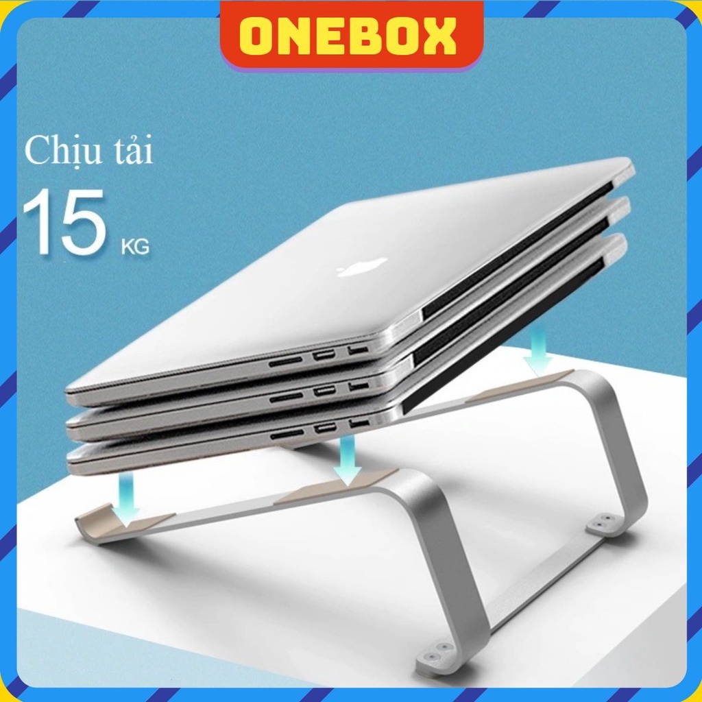 Giá đỡ laptop để bàn bằng hợp kim nhôm chắc chắn, đế kê tản nhiệt cho macbook, tháo rời tiện lợi