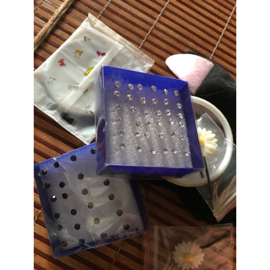 Set 2 Đôi Bông Tai Nụ Đơn Giản Thời Trang