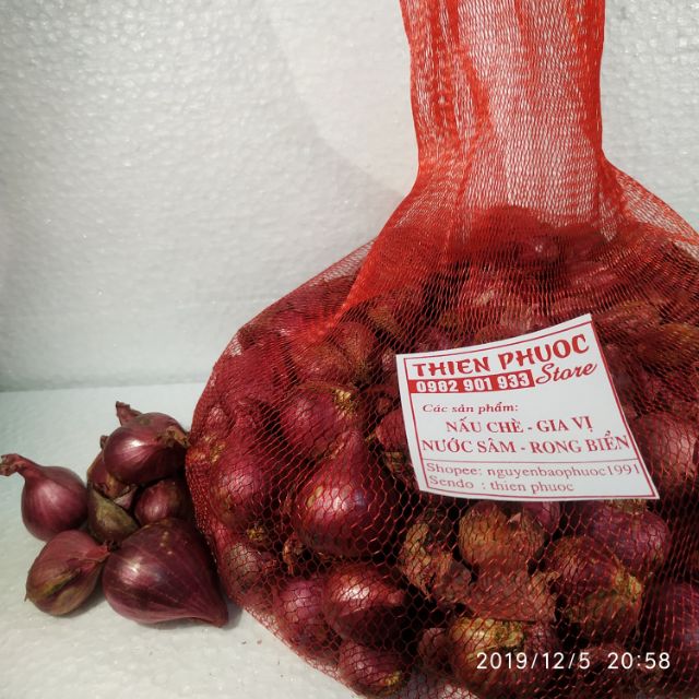 Hành tím - làm dưa hành ăn Tết - 500g/1kg