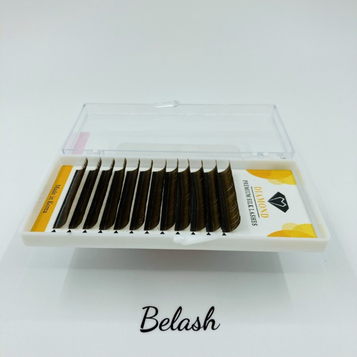 Mi Nâu 0.07 - 0.10 Độ Cong CC C D keo nối mi_dụng cụ nối mi_Belashsupply