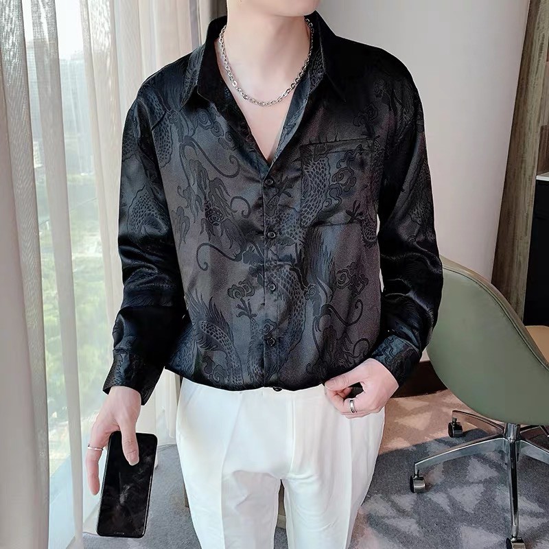 Hàng order] Áo sơ mi satin cổ điển-QB STORE | BigBuy360 - bigbuy360.vn