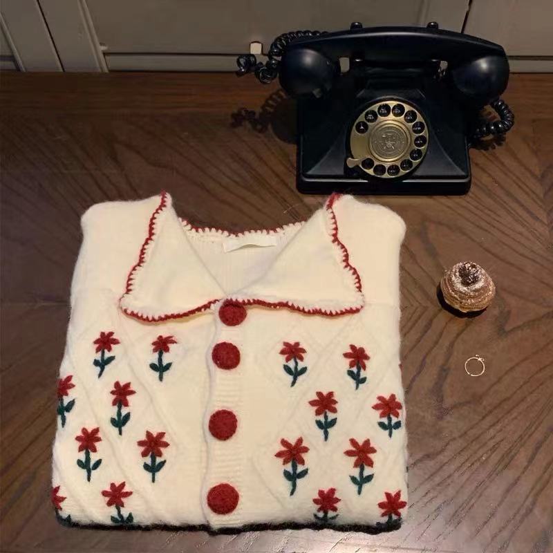 Áo khoác cardigan len dệt kim phong cách Hàn Quốc 2021 mới thời trang thu đông dành cho nữ