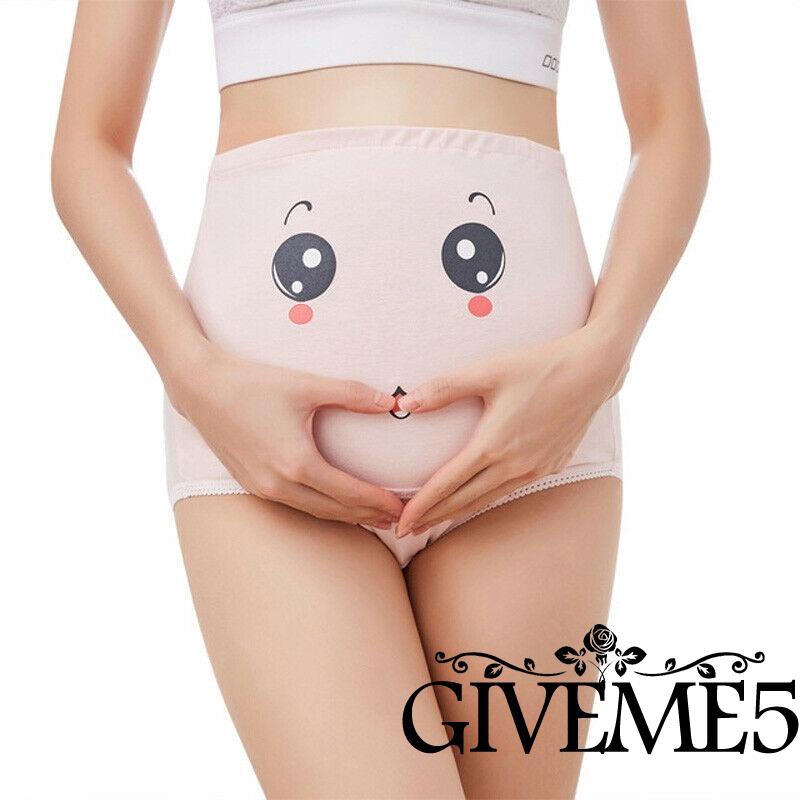 Quần lót in họa tiết hoạt hình cho phụ nữ mang thai