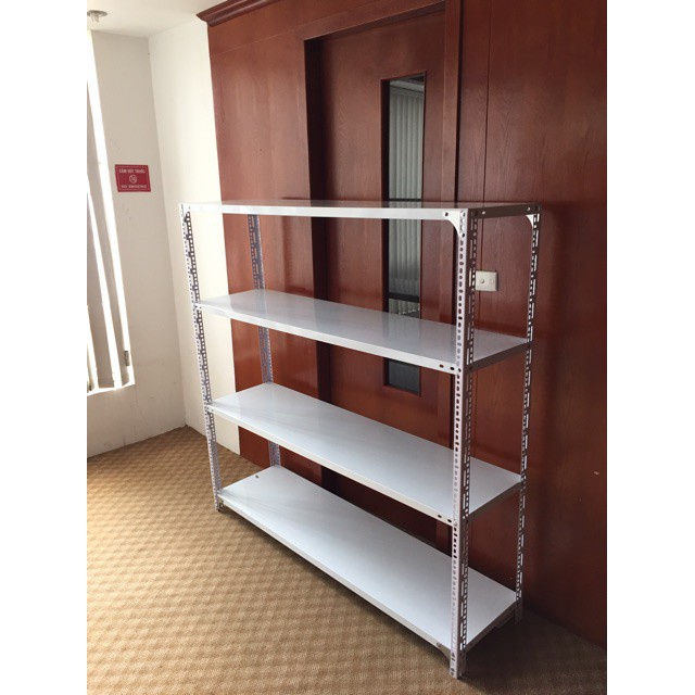 Kệ Sắt V Lỗ 3, 4, 5 Tầng Rộng 30cm X Dài 100cm Lắp Ghép Đa Năng -