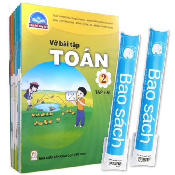 Sách Giáo Khoa Bộ Lớp 2 - Chân Trời Sáng Tạo - Sách Bài Tập (Bộ 11 Cuốn) (2022) + 2 Cuộn Bao Sách Nylon TP