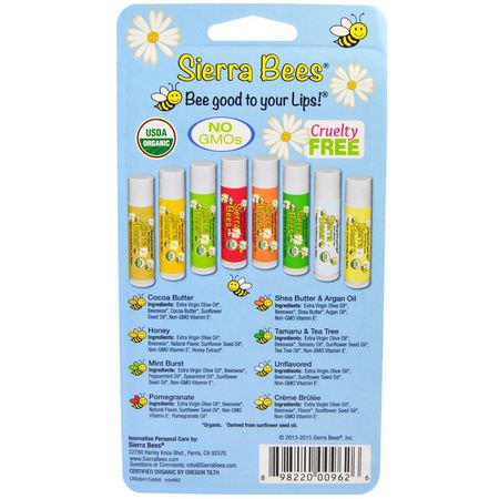 Son dưỡng môi hữu cơ Sierra Bees organic lip balm 4.25g