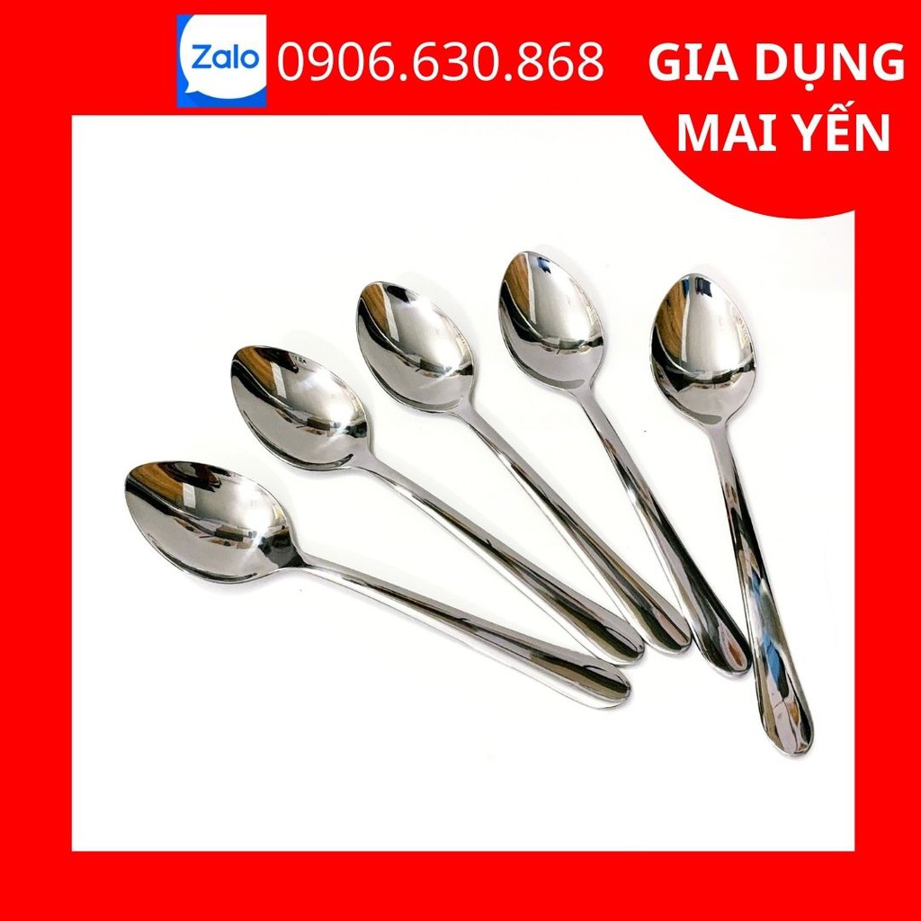 SET 5 MUỖNG SÚP ÂU INOX CAO CẤP