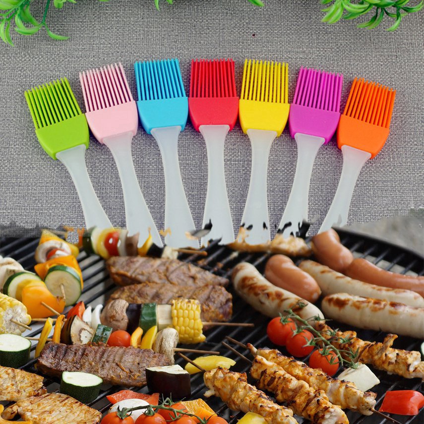 Cọ Quét Dầu Nướng Bbq Làm Bánh Chất Liệu Silicon Tiện Dụng