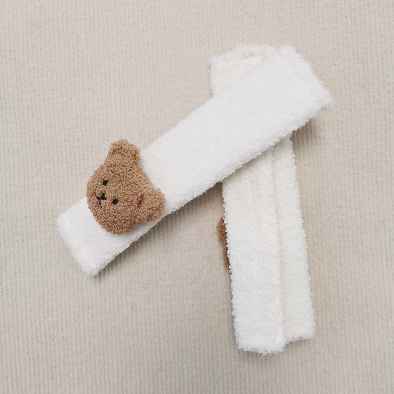 Vỏ Bọc Dây Đai An Toàn Xe Hơi Hình Gấu Hoạt Hình Nhồi Bông Dễ Thương