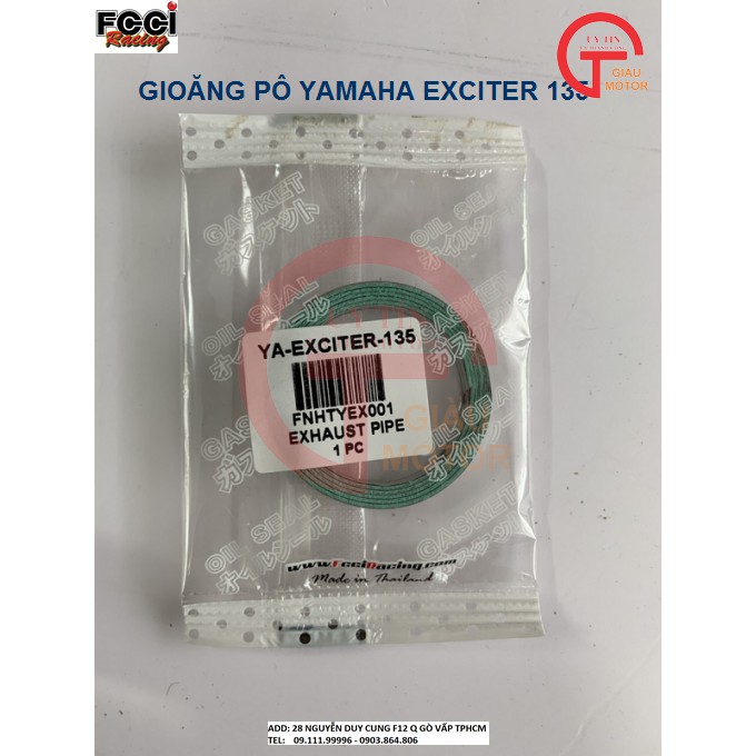 FCCI - GIOĂNG PÔ YAMAHA EXCITER 135 