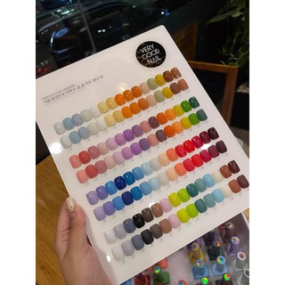 Sơn gel verrygood nail bảng 60màu(tặng basse top và bảng màu sơn sẵn)