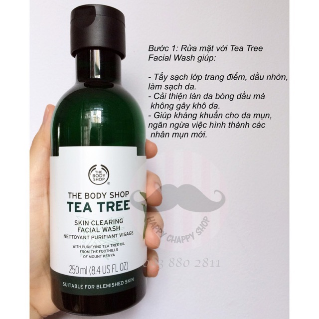 Sữa rửa mặt dạng gel THE BODY SHOP Tea Tree