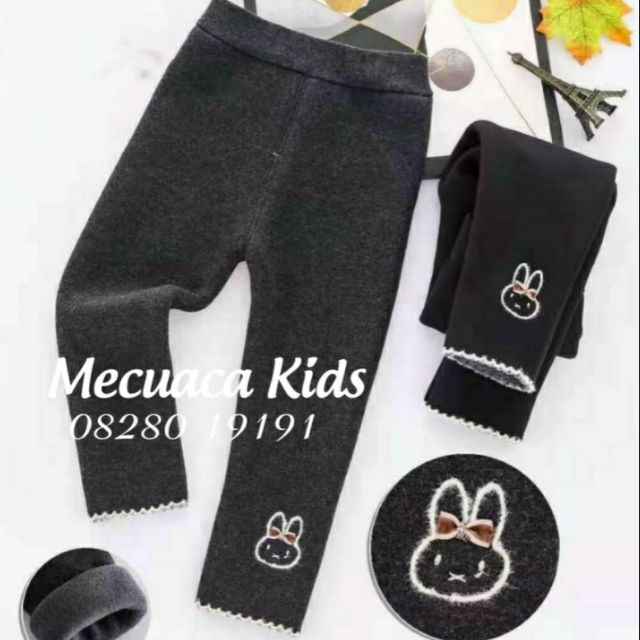 [1-5y] Quần tất/legging lót lông cho bé/bé gái siêu ấm-