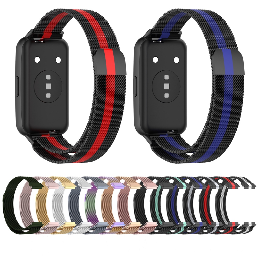 Dây Đeo Thay Thế Chất Liệu Thép Không Gỉ Cho Đồng Hồ Thông Minh Huawei band 7