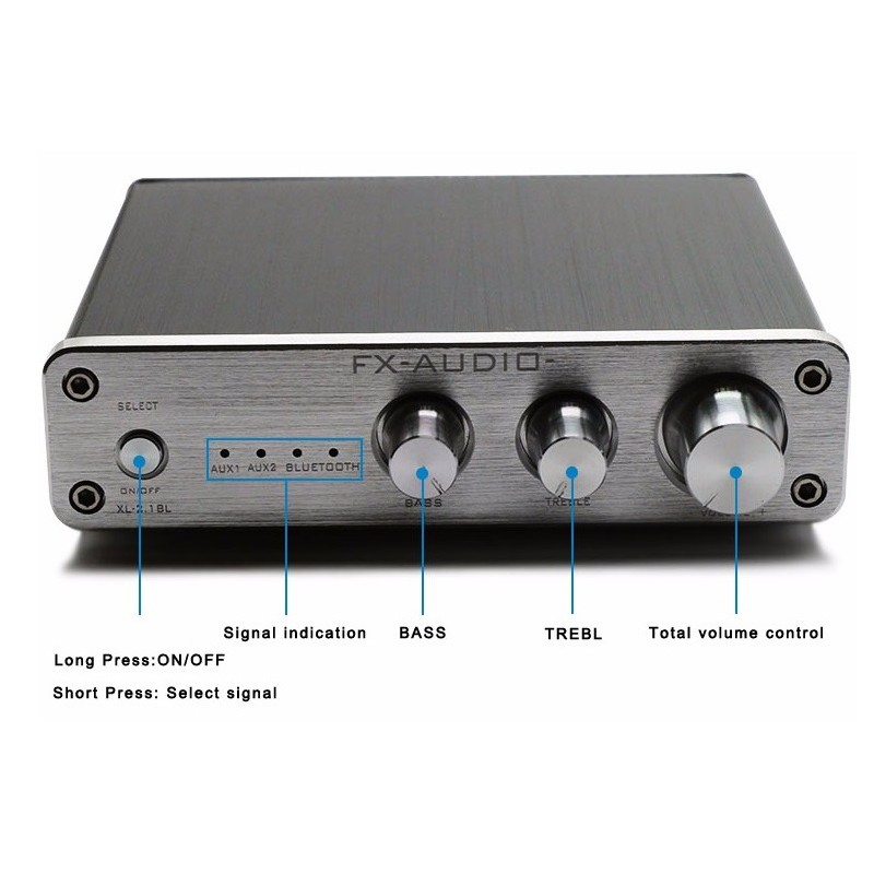 Amplifier FX Audio XL2.1BL Ampli nghe nhạc Bluetooth cao cấp