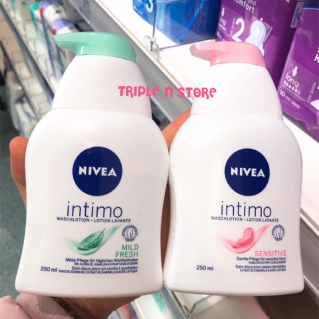 Dung dịch vệ sinh Nivea Intimo hàng nội địa Đức