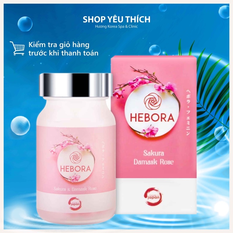 HEBORA viên uống t1ỏa hương, làm đẹp da