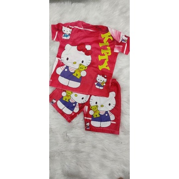 Bộ tay ngắn quần đùi thun lạnh thái cho bé trai/gái