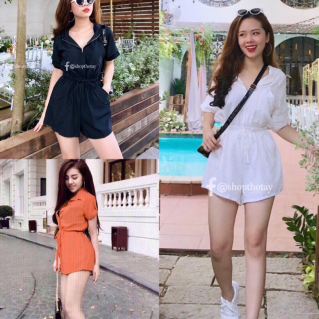 Jum cổ sơmi kèm dây rút eo xinh xắn