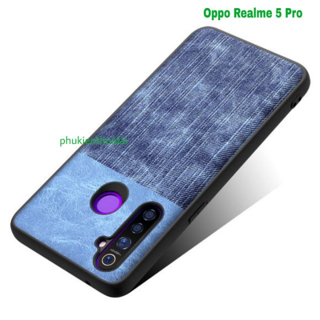 Ốp lưng Oppo Realme Q / Realme 5 Pro FREESHIP Từ 50k chống sốc vân da bò thời trang cao cấp