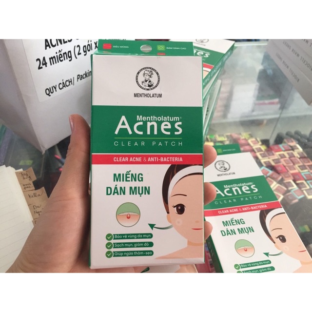 Miếng dán mụn Acnes - Hộp 24 miếng