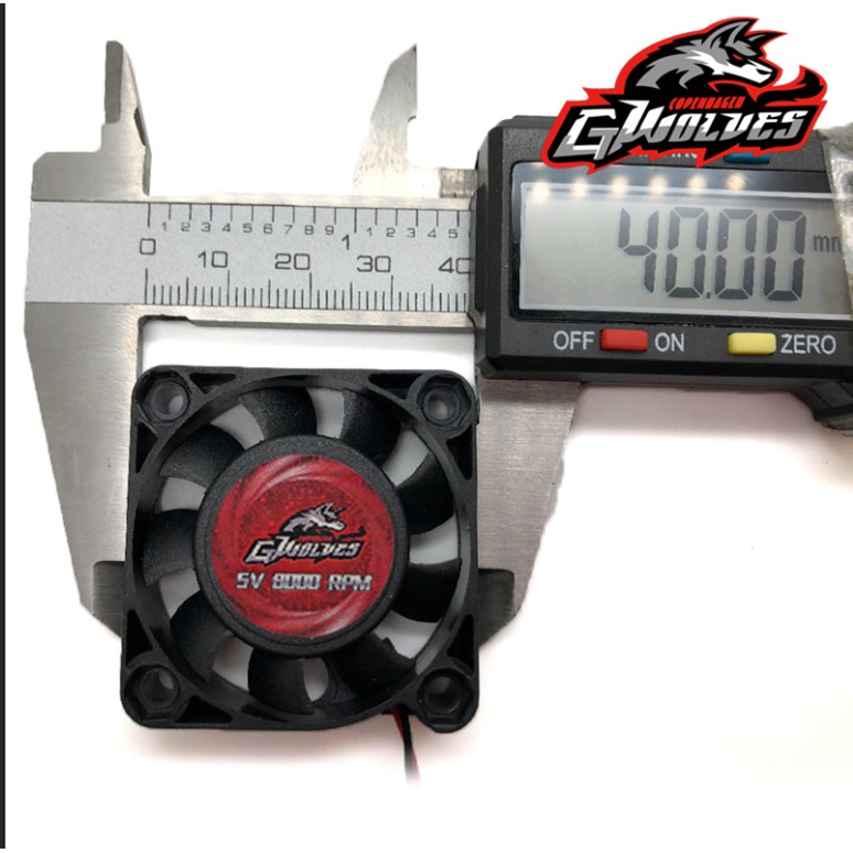 Động Cơ Quạt Tản Nhiệt 30mm / 40mm / 25mm / 35mm 8000rpm 5v-7v dc Cho hsp bsd zd rc esc