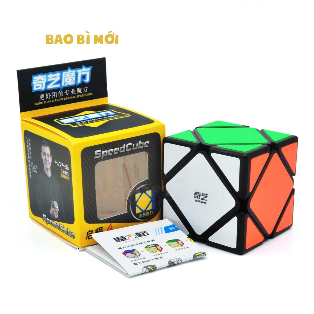 Rubik biến thể Skewb viền đen