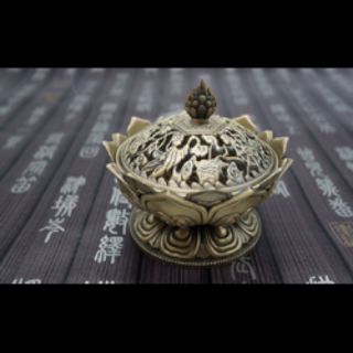Lư đốt nhang trầm hình sen