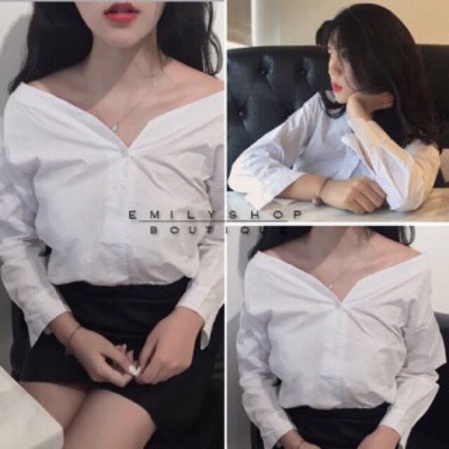 SIÊU HOT : ÁO SƠ MI NỮ ALAZING BẸT VAI