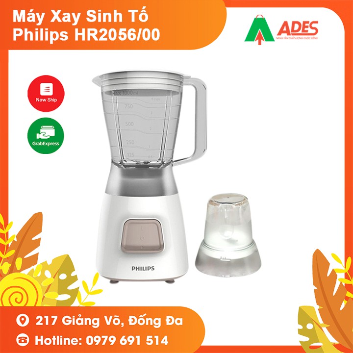 [Mã 33ELSALE hoàn 7% xu đơn 300k] Máy Xay Sinh Tố Philips HR2056/00 - Hàng chính hãng