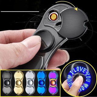 CON QUAY FIDGET SPINNER TÍCH HỢP BẬT LỬA, ĐÈN LED MÀU