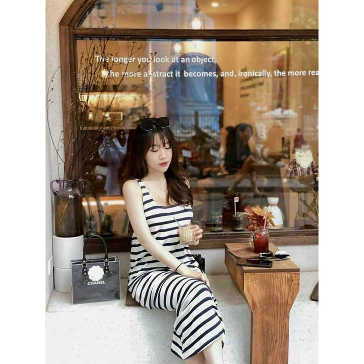 Váy ba lỗ sát nách dáng dài dáng basic | BigBuy360 - bigbuy360.vn