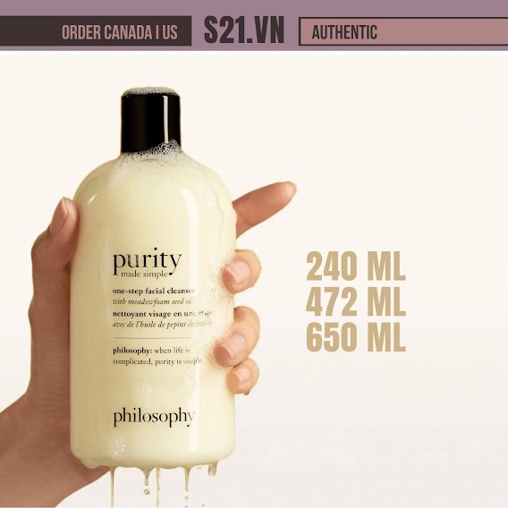 Sữa Rửa Mặt Philosophy Purity Made Simple One Step Facial Cleanser