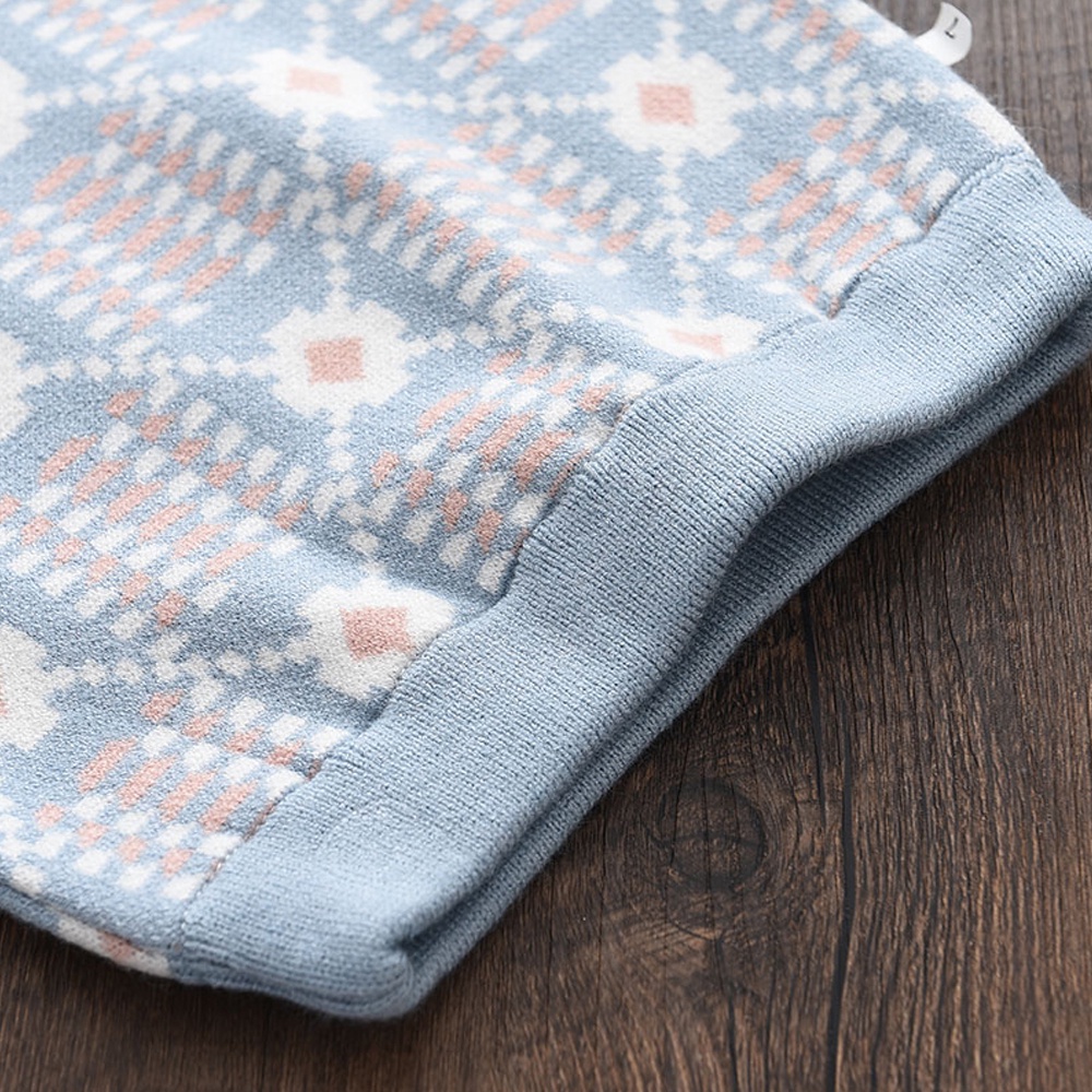 Bộ 2 món BEAR LEADER áo sweater cổ tròn tay dài với chân váy chữ A thời trang thu đông cho bé gái 3-7 tuổi