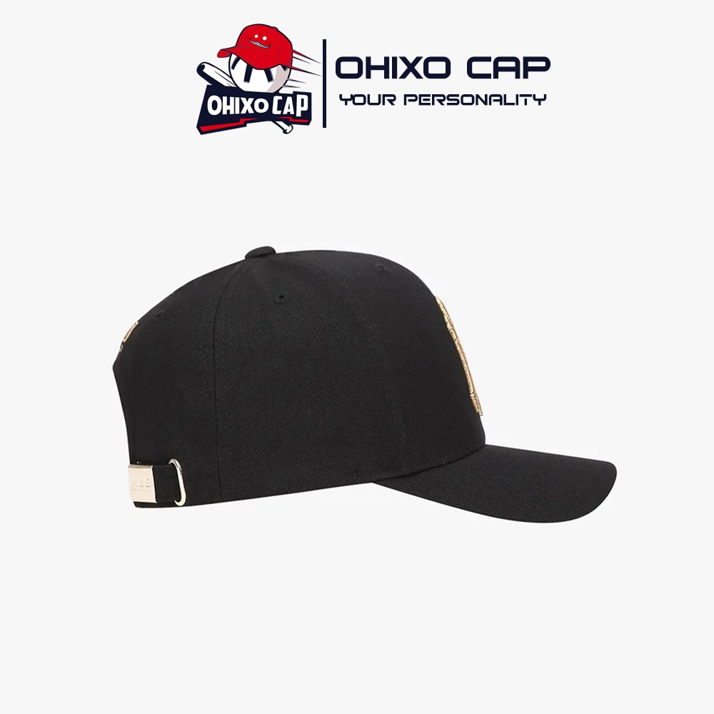 Mũ lưỡi trai NY nam nữ Nón kết thêu logo NY thể thao hàng xuất dư cao cấp mềm mịn fom chuẩn màu đen LT24