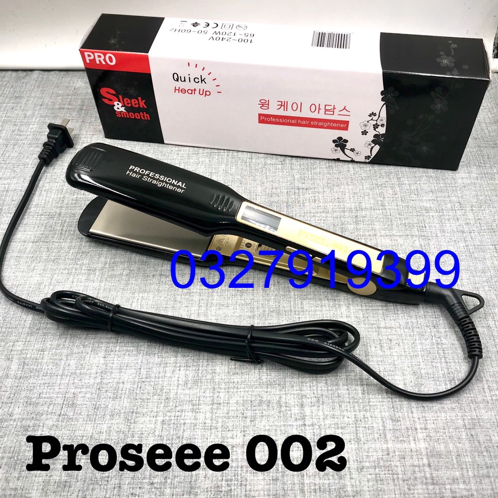 ✅Freeshiptặng kẹp✅ Máy duỗi tóc chuyên nghiệp bản lớn PROSEEE 002