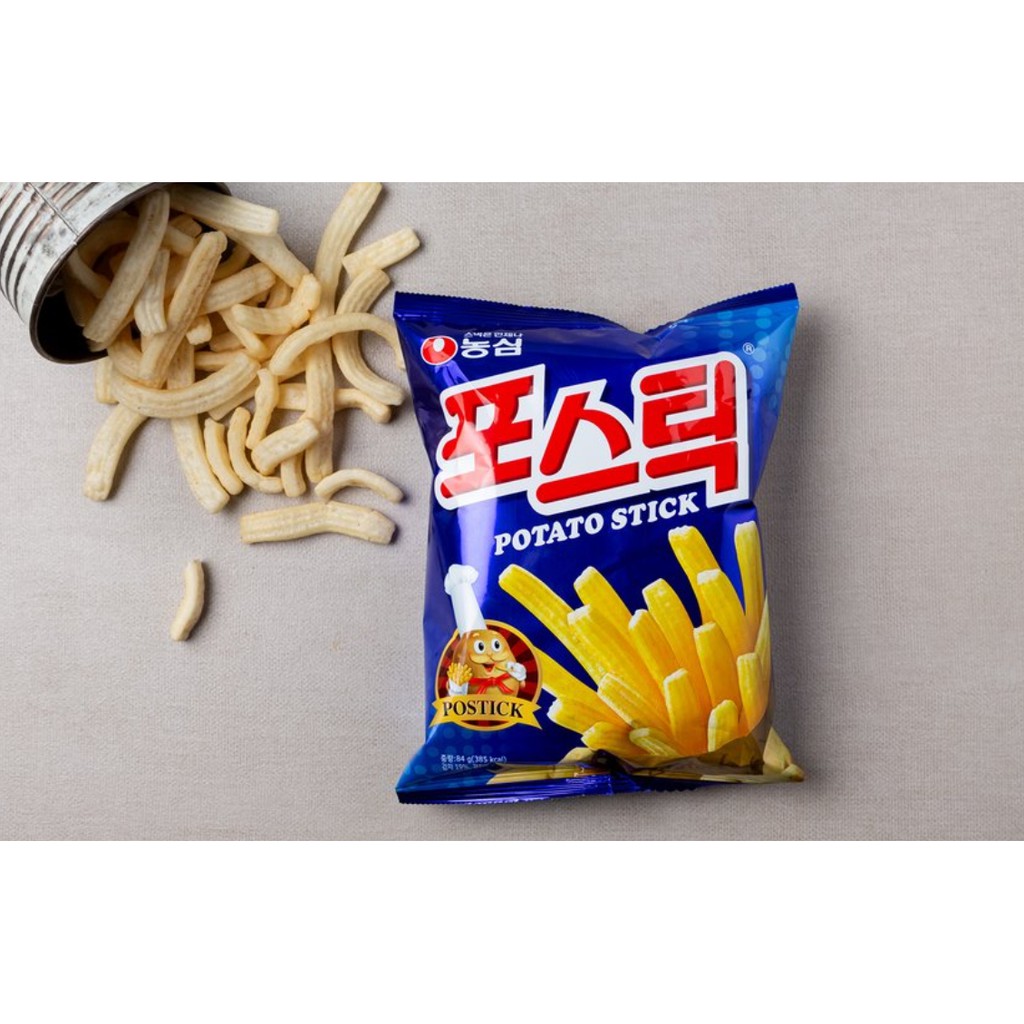 [NONGSHIM] SNACK KHOAI TÂY QUE 84G - [농심] 포스틱 84G