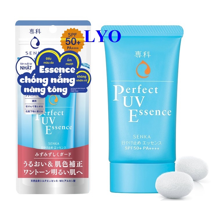 Tinh chất chống nắng Senka Perfect UV Essence chống nắng nâng tông 50g