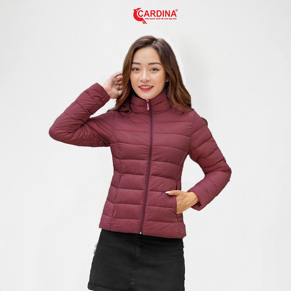 Áo Phao Nữ 𝐂𝐀𝐑𝐃𝐈𝐍𝐀 Trần bông Nhật Cao Cấp Siêu Nhẹ Siêu Ấm 1PF03.