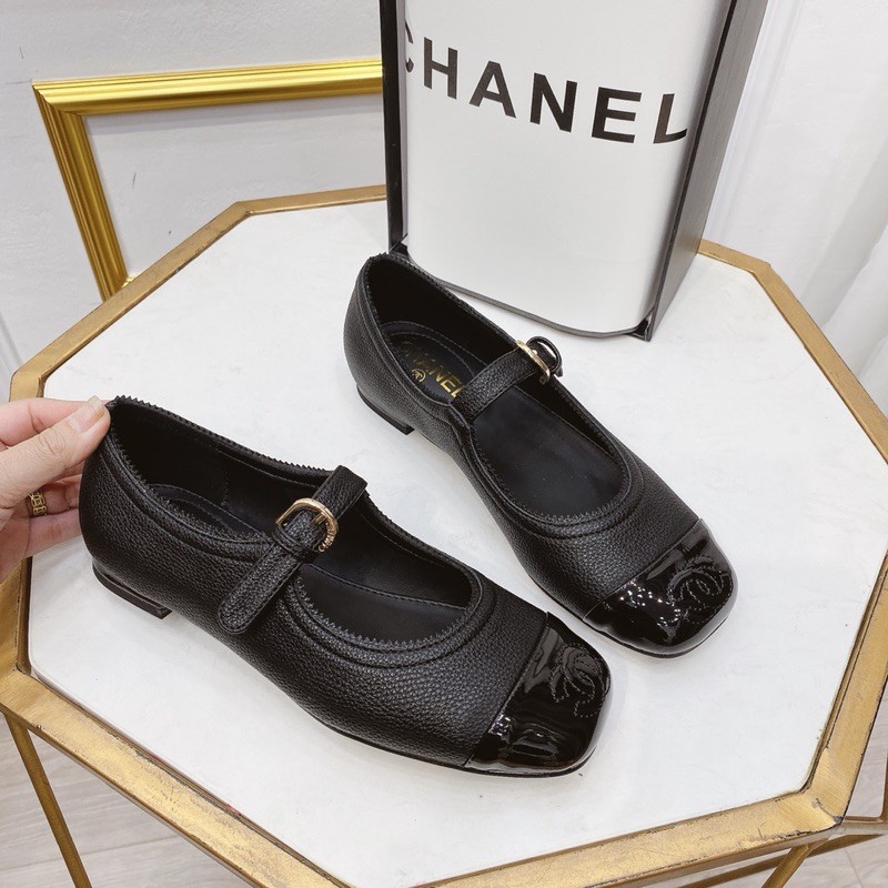 Giày búp bê cn đế bệt khoá ngang spsl fullbox bill túi giấy