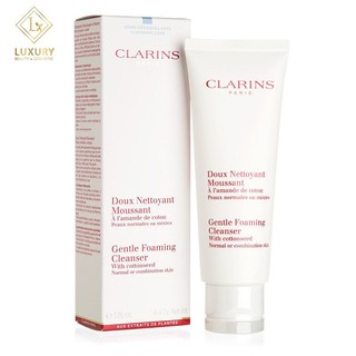 Sữa Rửa Mặt Clarins Gentle Foaming Cleanser With Cottonseed 125ml