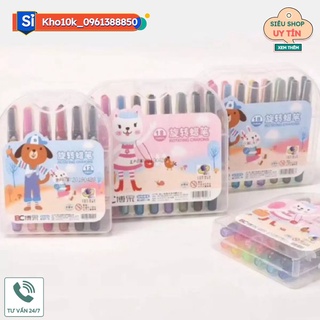 VPP92024 - Vỉ sáp màu vặn gồm 18 màu sẵn giá sỉ